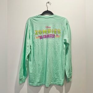 NEW Disney Limited Edition ZOMBIES Re-Animated Graphic Print Long Sleeve T Shirt